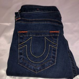 True religion Halle Mid Rise Super Skinny Jeans